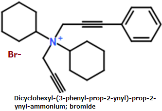 CAS#Dicyclohexyl-(3-phenyl-prop-2-ynyl)-prop-2-ynyl-ammonium; bromide